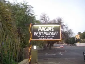 Le restaurant Paljas à Oudtshoorn