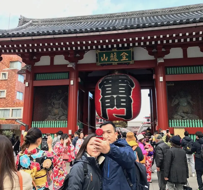Temple au Japon.