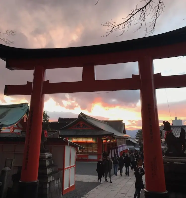 Torii japonaise.