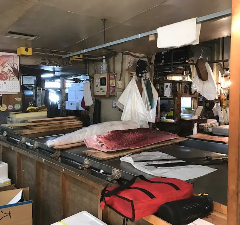 Marché de poissons Tsujiki.