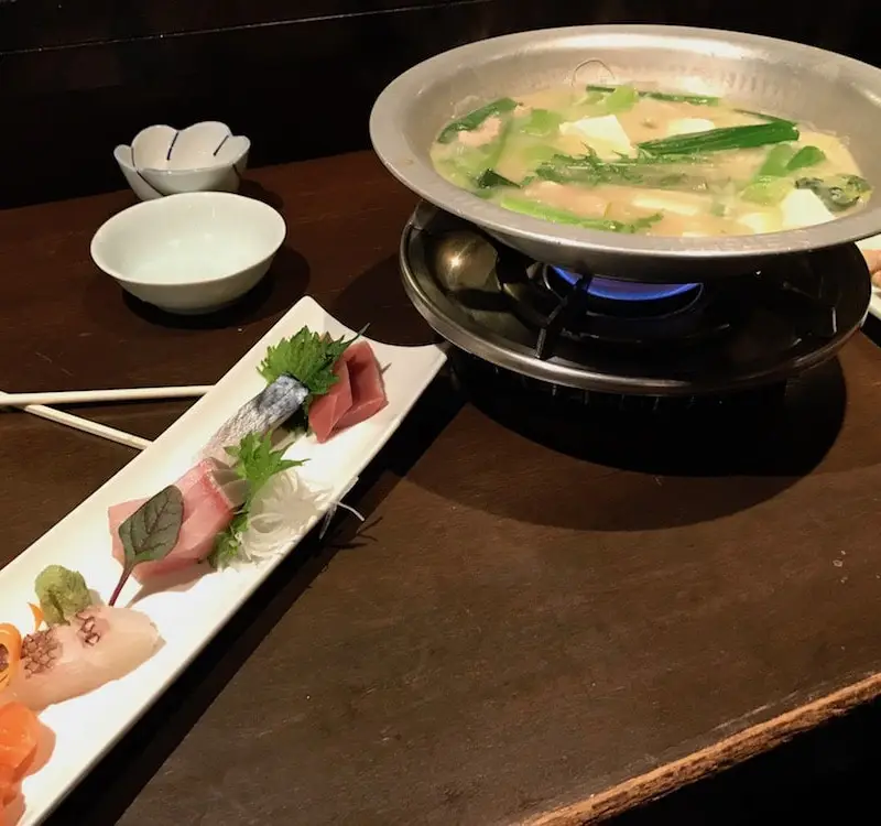 Nabe food au Japon.