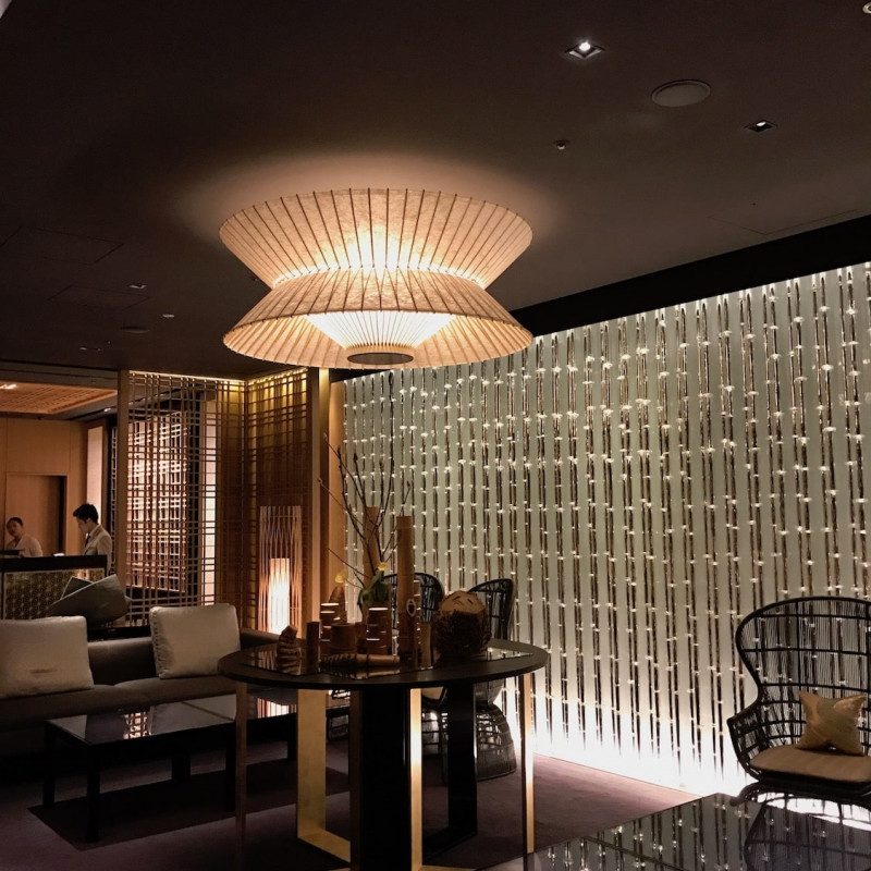 Accueil Ritz Carlton Kyoto.