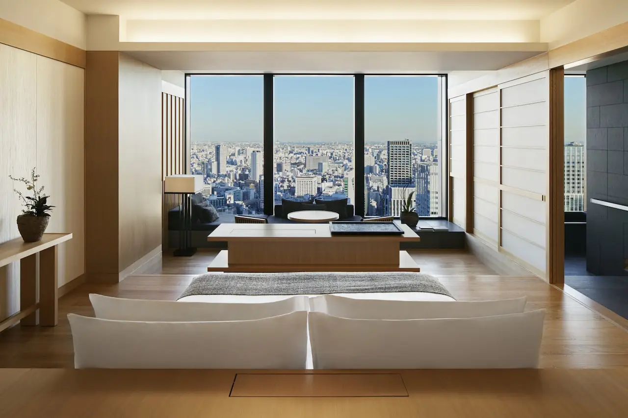 Hôtel Aman Tokyo au Japon.