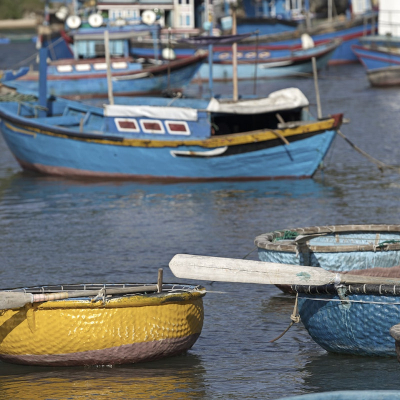 Petits bateaux au Vietnam
