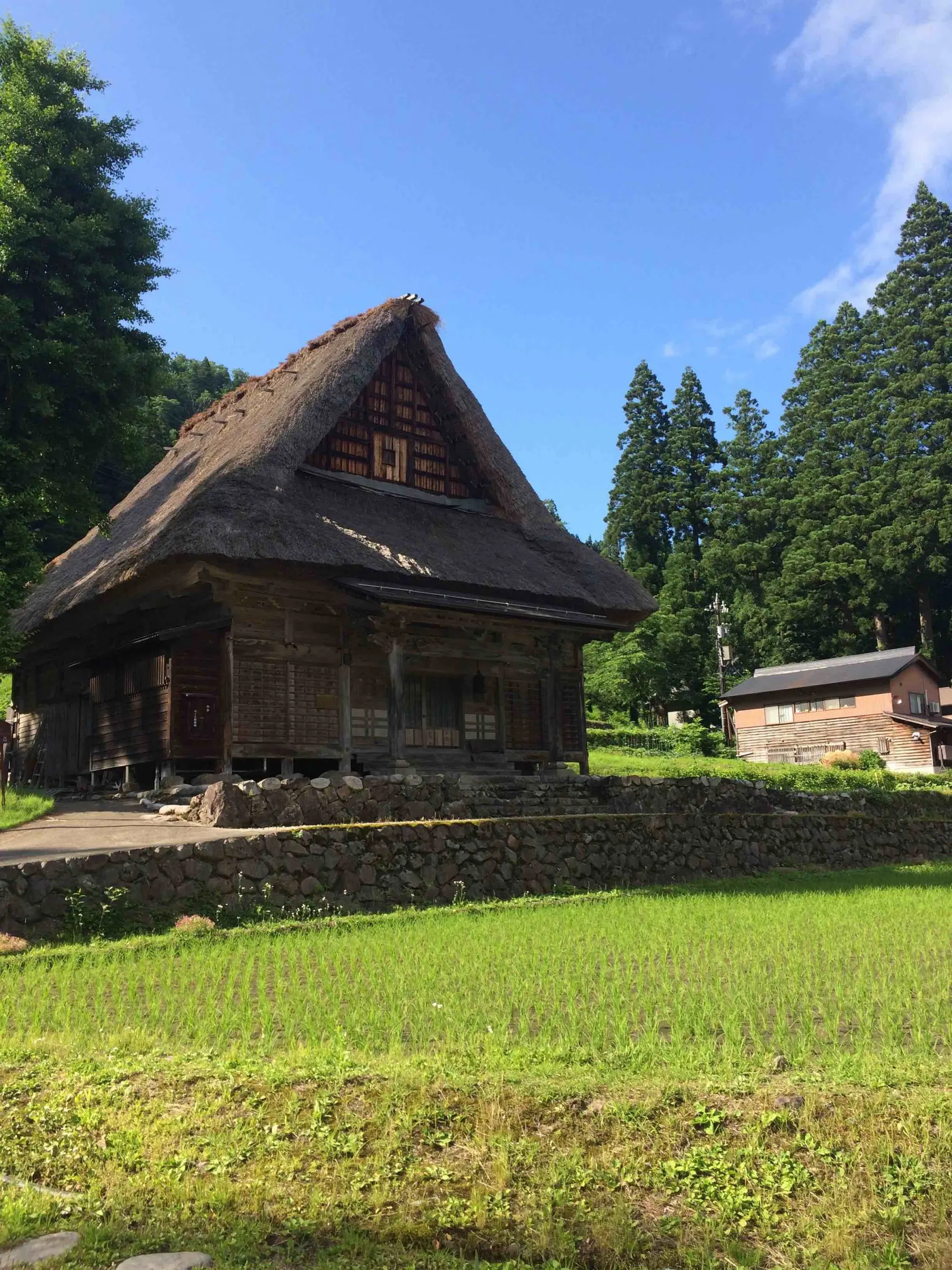 Visite de Gokayama au Japon.