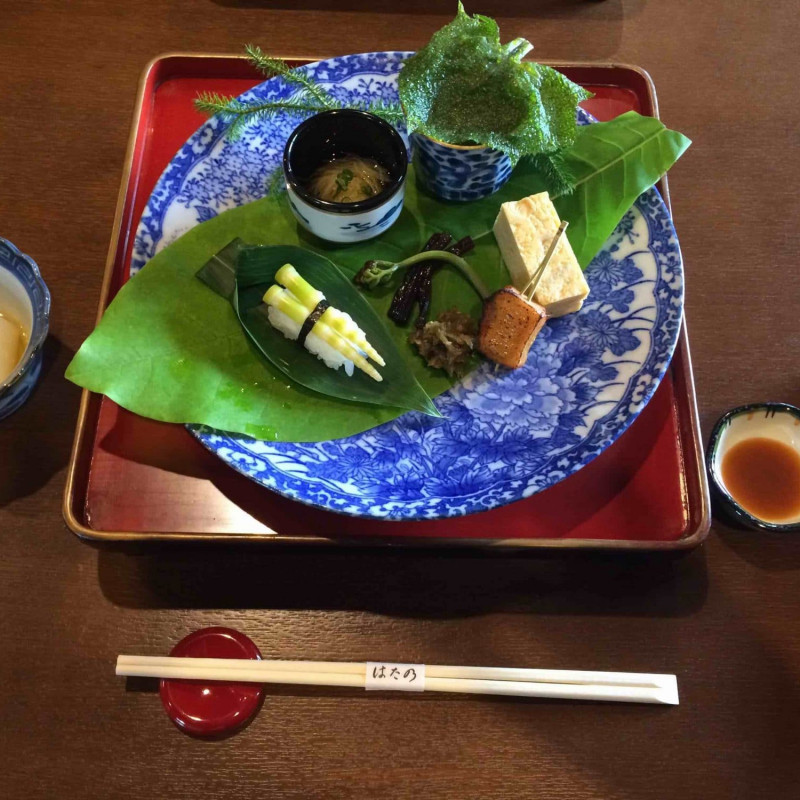 Cuisine typique Kaiseki.