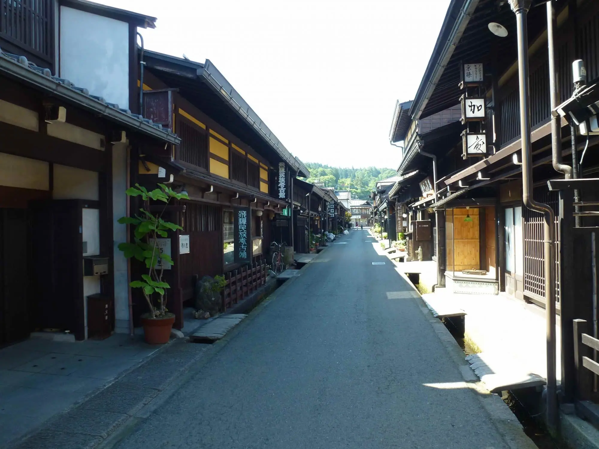 Rue Takayama au Japon.
