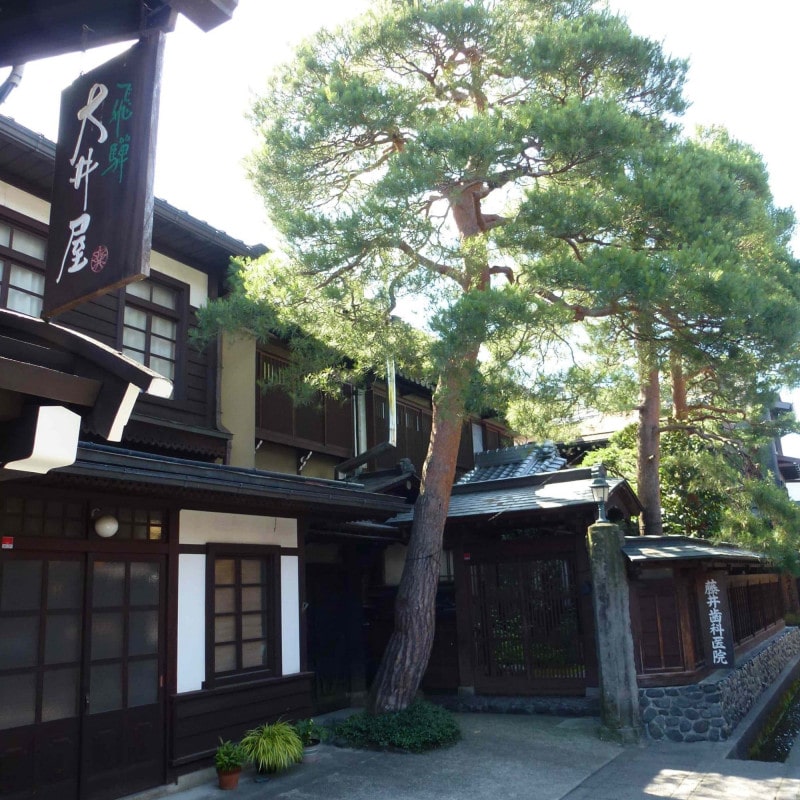 Maisons à Takayama au Japon